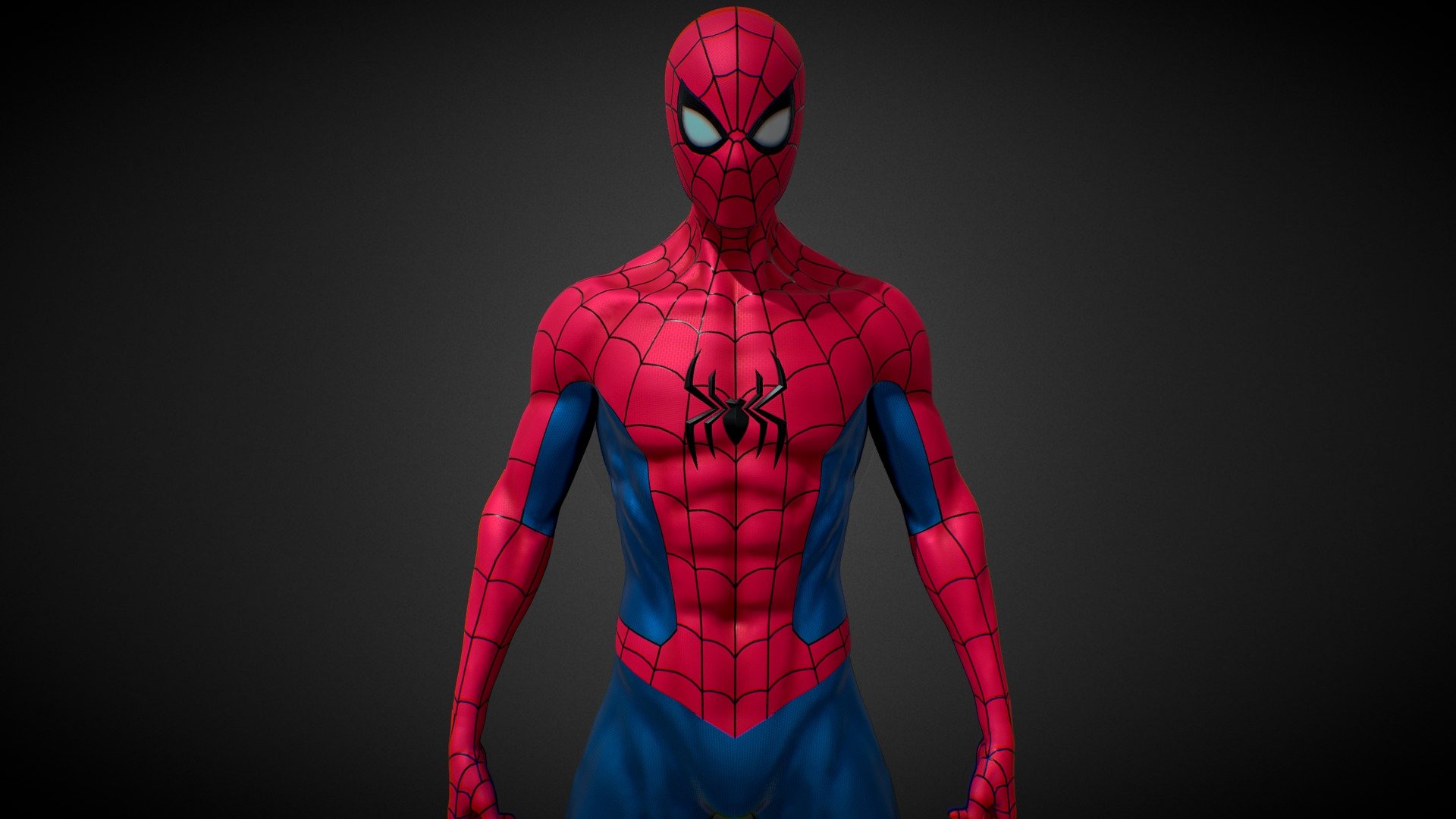 蜘蛛侠：英雄无归三维角色模型-后期素材库