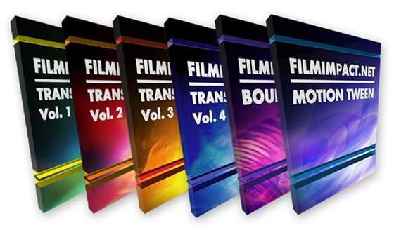 中文汉化六套49个PR转场插件合集 FilmImpact Transition Packs-后期素材库