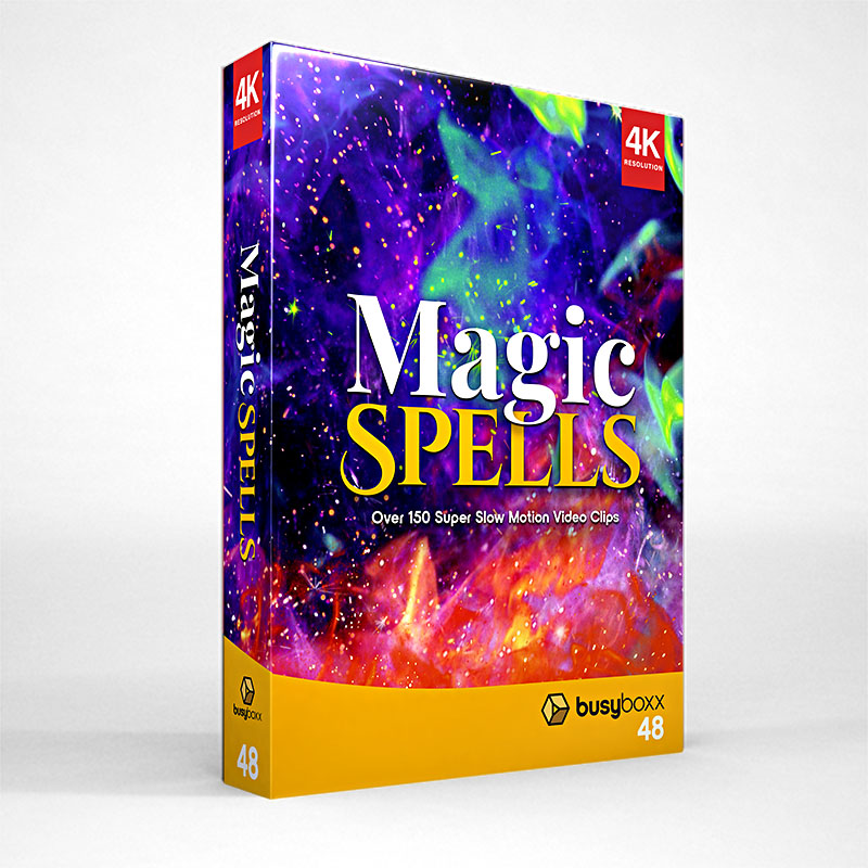 153个魔法粒子烟雾火焰特效动画素材  BusyBoxx  MagicSpells-后期素材库
