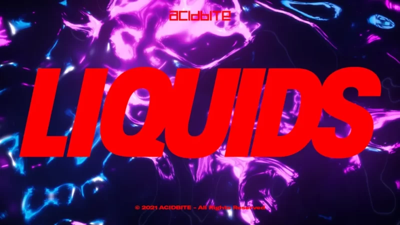 艺术抽象流动液体视频背景 AcidBite – Liquids-后期素材库