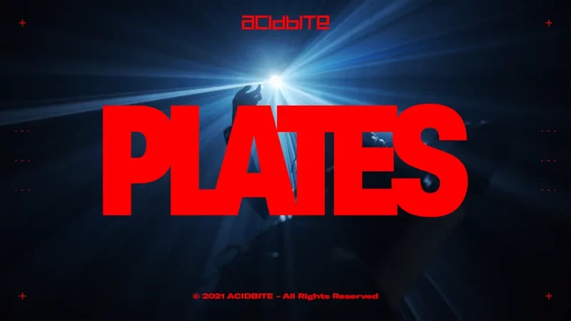 复古标题设计老式相机取景叠加图片视频 AcidBite – Plates-后期素材库