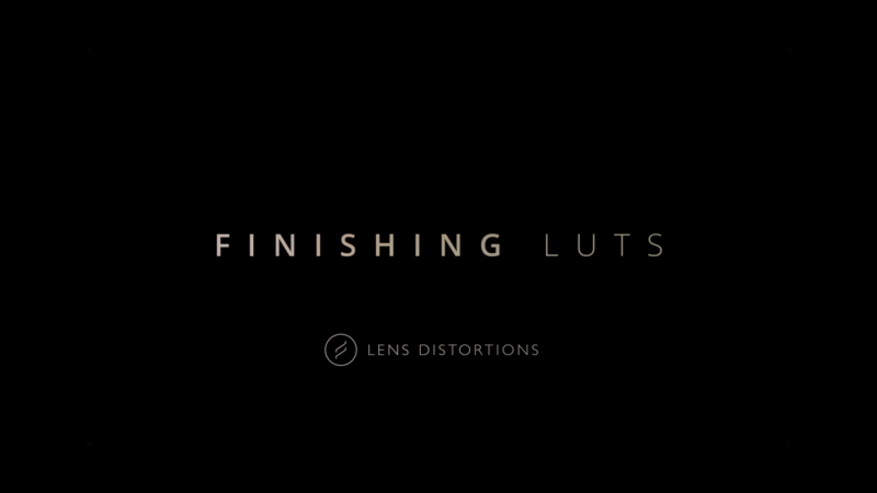 颜色分类高级电影调色LUT预设 Lens Distortions – COLOR FINISHING Bundle Cinematic LUTs（2022）-后期素材库