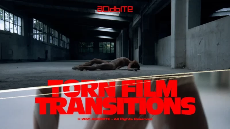 复古老电视故障撕裂过渡转场 AcidBite – TORN FILM-后期素材库