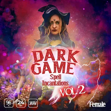 女巫咒语施法召唤魔法音效 Dark Game Spell Incantation Voices – Female Vol. 2-后期素材库