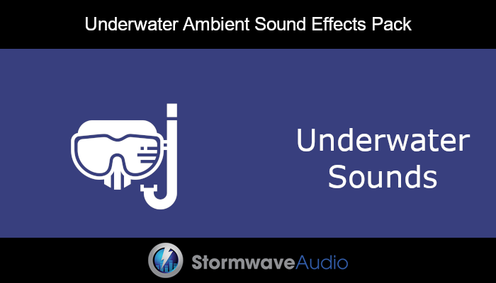 水下深海潜水环境咕噜噜音效 GameDev Market – Underwater Ambient Sound Effects Pack-后期素材库