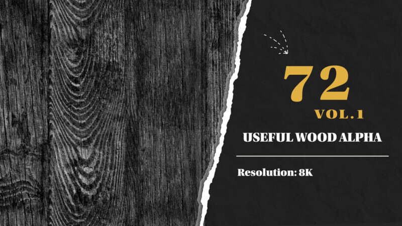 72个8K高品质木板缺陷纹理贴图材质 Artstation – 72 High Quality (8K) Useful Wood Stencil Imperfection Vol 1-2-后期素材库