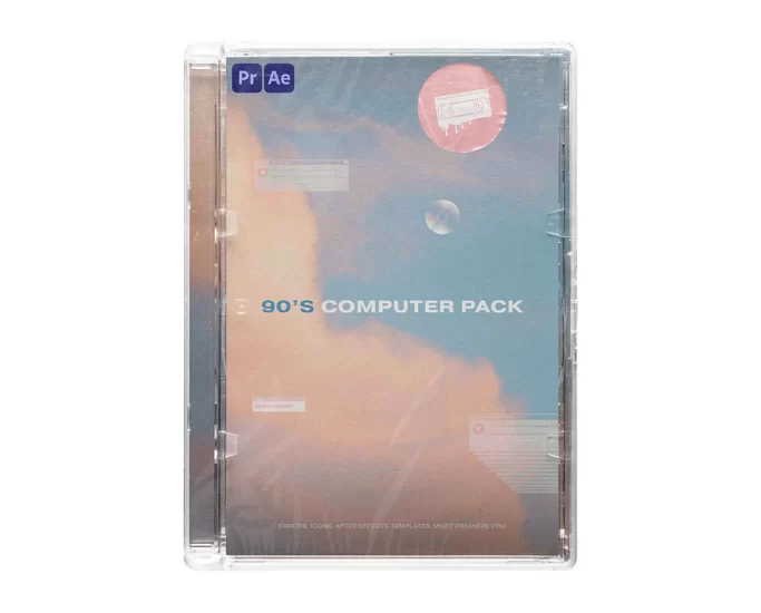 90年代复古windows电脑系统弹窗动画视频素材 Video Milkshake – 90’s Computer Editing Pack (ERRORS, ICONS, TEMPLATES)-后期素材库