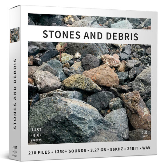 岩石沙砾破碎滑落建筑破坏爆炸倒塌音效包 Just Sound Effects – Stones and Debris-后期素材库